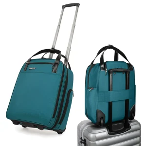 Underseat Carry-on Luggage with Wheels 16”