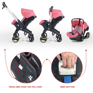 Newborn baby stroller, foldable travel stroller,