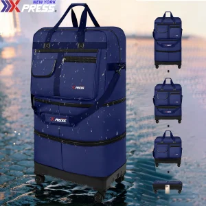 36" Foldable Wheel Bag Travelling Pack  Expandable