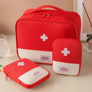3 Pcs/Set Portable Medical Storage Bag, Emergency First Aid Kit Organizer, Travel Pill Case for Home, Outdoor, Camping, & Travel